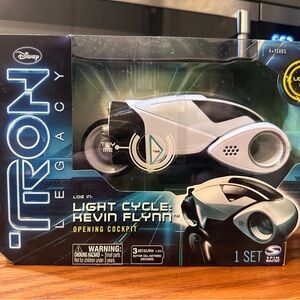 Disney Tron Legacy Light Cycle - Black and White, LIGHTS WORK